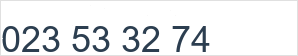 Landline number: