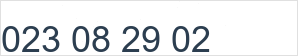 Landline number: