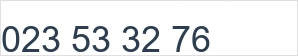 Landline number: