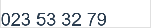 Landline number: