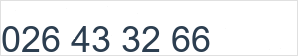 Landline number: