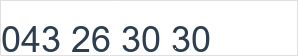 Landline number: