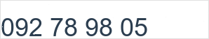 Landline number: