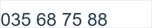 Landline number: