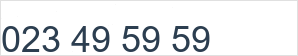 Landline number: