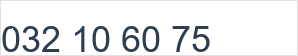 Landline number: